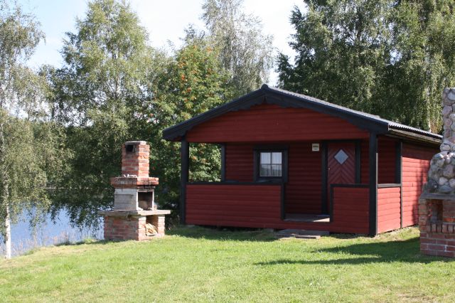 Bild på stuga