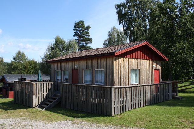 Bild på stuga